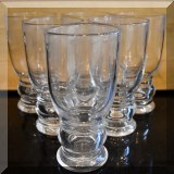 K35. 15 tall glass ware 6” - $ 